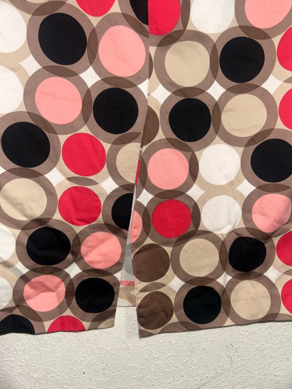 Polka Dot Pencil Skirt in Pink, Red, Black and Tan 419.16 - Picture 7 of 8